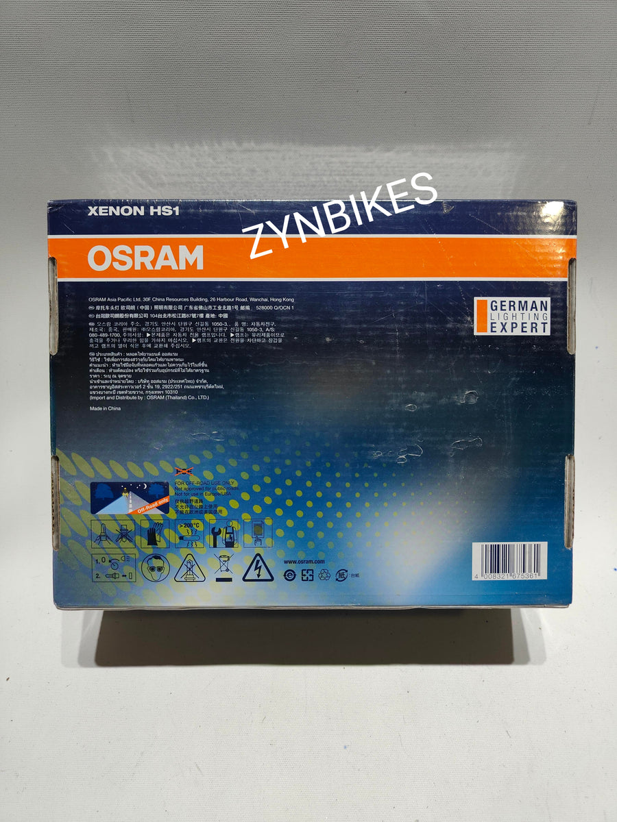 OSRAM H4 HS1 BULB HID CONVERT – ZYNBIKES