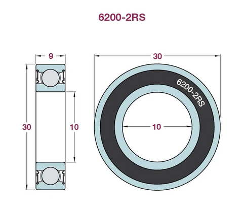 BEARING 6200