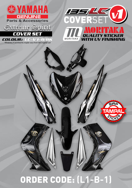 B1 ORIGINAL BODY COVER SET YAMAHA SPARK 135