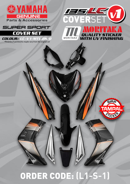 S1 ORIGINAL BODY COVER SET YAMAHA SPARK 135