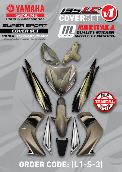 S3 ORIGINAL BODY COVER SET YAMAHA SPARK 135
