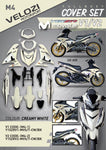 M4 VELOZI BODY COVER SET YAMAHA SNIPER 150 V1 V2