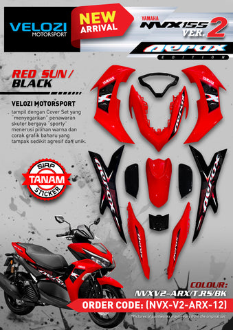 ARX12 BODY COVER SET YAMAHA AEROX 155 V2