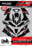 BM-1 VELOZI BODY COVER SET HONDA RSX WINNER