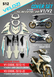 S12 VELOZI BODY COVER SET YAMAHA SNIPER 150 V1 V2