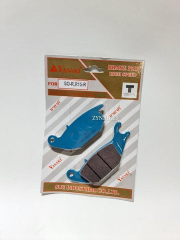 YASAKI REAR BRAKE PAD YAMAHA SNIPER 150 JUPITER 135 X1R R15 Y16ZR