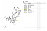BODY FRAME RUBBER YAMAHA SNIPER 150