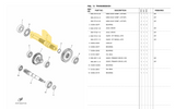 MAIN AXLE DRIVE YAMAHA AEROX 155