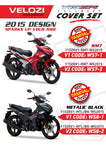 WS7 WS8 VELOZI BODY COVER SET YAMAHA SNIPER 150 V1 V2