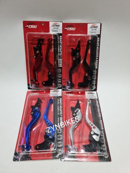 ADJUSTABLE BRAKE LEVER AND CLUTCH LEVER