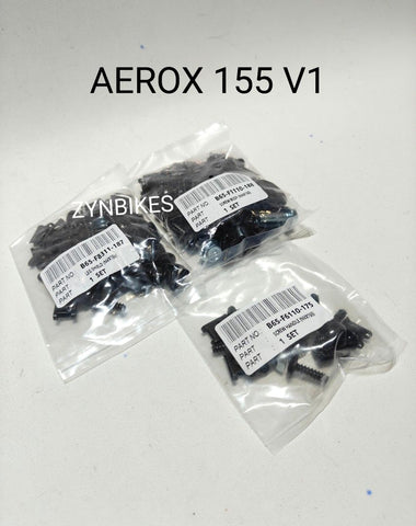 BODY COVER SCREW SET YAMAHA AEROX 155 V1