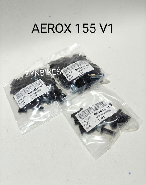 BODY COVER SCREW SET YAMAHA AEROX 155 V1