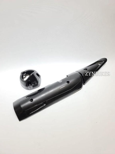 EXHAUST COVER CARBON LOOK