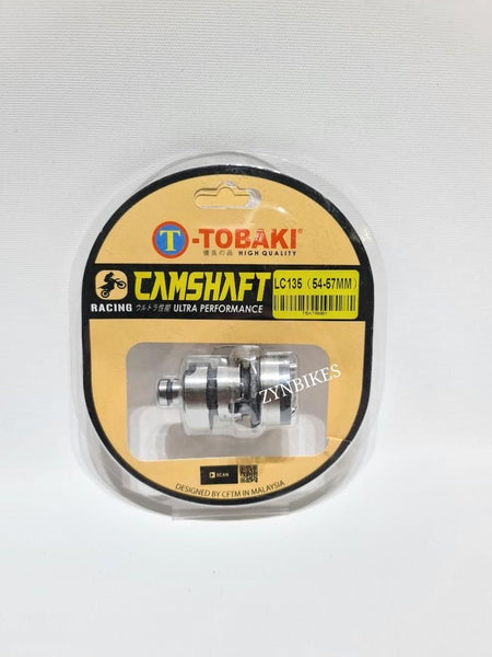 TOBAKI RACING CAMSHAFT 54MM-57MM YAMAHA SNIPER 150 SPARK 135