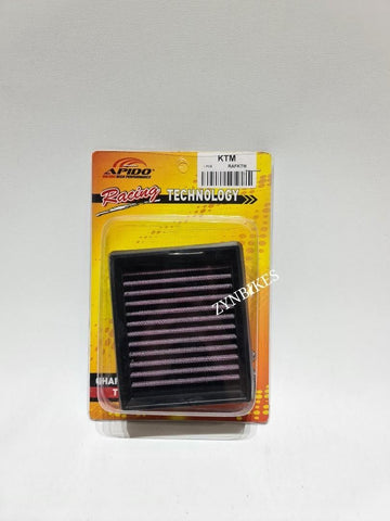 WASHABLE AIR FILTER KTM DUKE