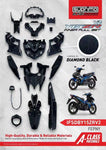 DIAMOND BLACK INNER COVER SET YAMAHA SNIPER 150 V2