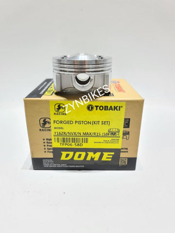 TOBAKI RACING PISTONE DOME 58MM YAMAHA Y16ZR R15 AEROX 155 NMAX 155
