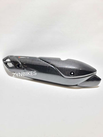 EXHAUST COVER CARBON YAMAHA NMAX 155 V2 AEROX 155 V2