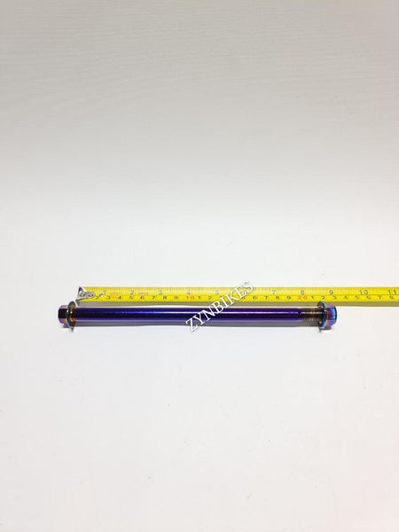 TITANIUM FRONT AND REAR WHEEL AXLE SHAFT