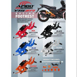 RACING FOOTREST RIDER AND PILLION