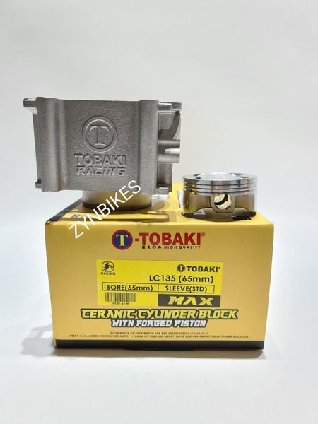 TOBAKI RACING BLOCK 65MM FLAT TOP PISTON YAMAHA SPARK 135 SNIPER 150