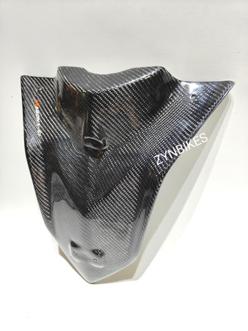 FRONT PANEL COVER CARBON YAMAHA AEROX 155 V2