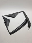 PLASTIC CARBON LEGSHIELD COVER YAMAHA AEROX 155 V1
