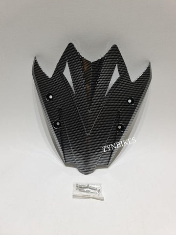 PLASTIC CARBON VISOR YAMAHA AEROX 155 V1