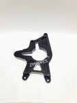 REAR CALIPER BRACKET BELOW