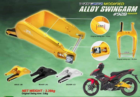 MODIFY SWING ARM YAMAHA SNIPER 150