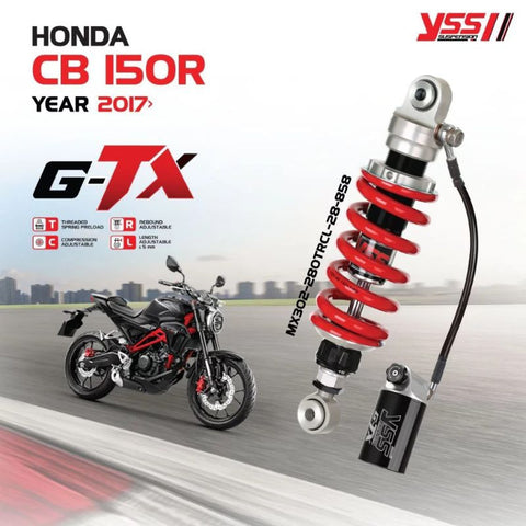 YSS GTX MONOSHOCK HONDA CB150R EXMOTION