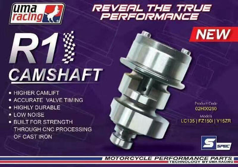 UMA RACING CAMSHAFT R1 R3 R4 YAMAHA SNIPER 150 SPARK 135
