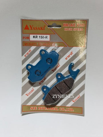 FRONT AND REAR BRAKE PAD KAWASAKI ZX150R