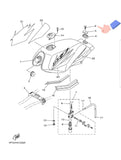 SCREW BOLT TANK LOCATING YAMAHA RXZ 5PV CATALYZER